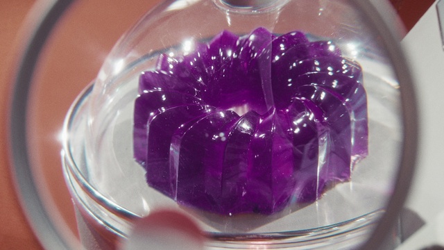 Video Reference: Purple, Food, Light, Fluid, Violet, Ingredient, Staple food, Dish, Magenta, Petal