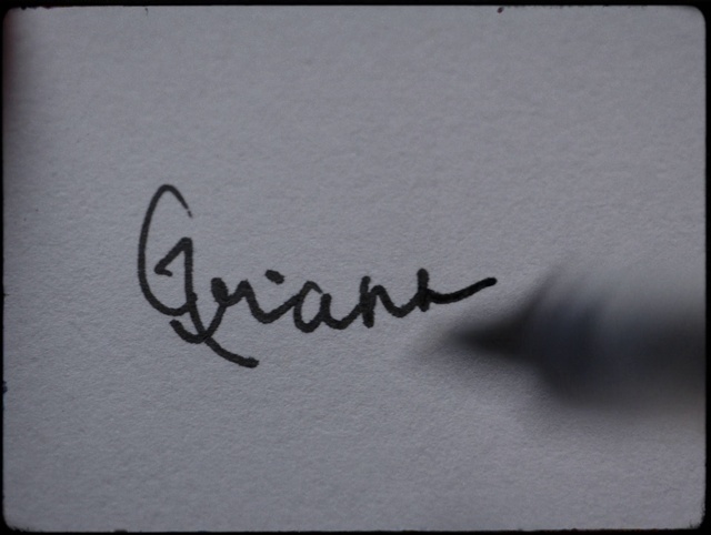 Video Reference: Handwriting, Rectangle, Font, Technology, Electronic device, Logo, Brand, Writing, Paper, Paper product