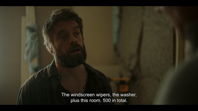 Video Reference: Beard, Flash photography, Jaw, Facial hair, Darkness, Moustache, Font, Movie, Photo caption, Portrait