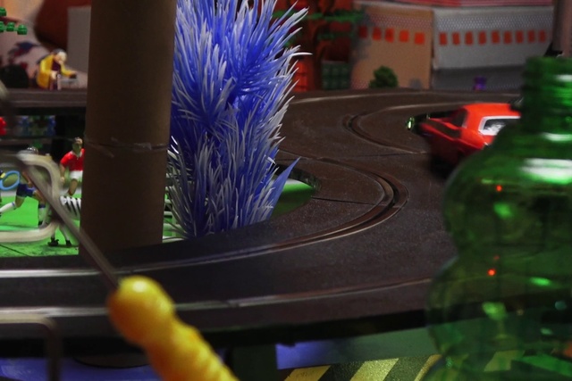 Video Reference: Green, Light, Purple, Gas, Terrestrial plant, Feather, Glass, Electric blue, Plant, Event