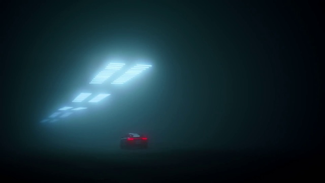Video Reference: Automotive lighting, Fog, Lens flare, Midnight, Electric blue, Vehicle, Underwater, Headlamp, Gas, Mist
