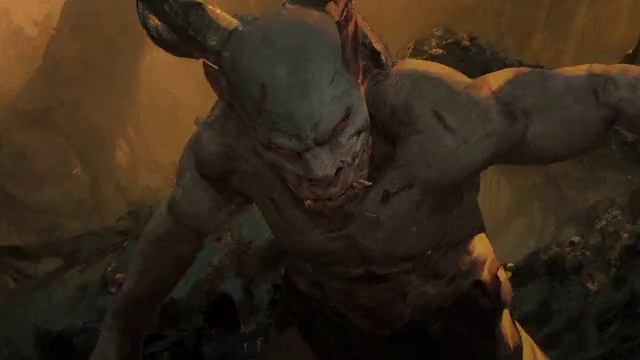 Video Reference: Jaw, Gesture, Art, Supernatural creature, Disfigurement, Action figure, Cg artwork, Event, Fictional character, Visual arts