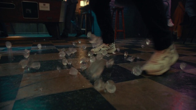 Video Reference: Flooring, Floor, Wood, Gas, Event, Human leg, Fun, Hardwood, Darkness, Road surface