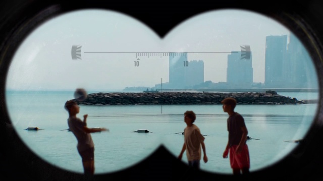 Video Reference: Water, Photograph, Light, Human, Black, Building, Sky, Gesture, Lake, Skyscraper