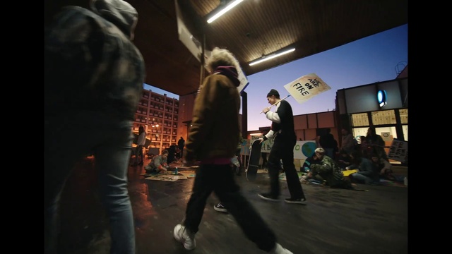 Video Reference: Flash photography, Performing arts, Entertainment, Event, Darkness, Fun, Physical fitness, Leisure, Performance art, Chair