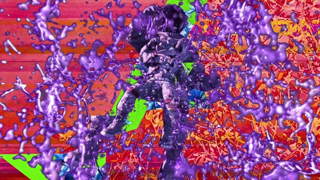 Video Reference: Colorfulness, Purple, Organism, Violet, Art, Magenta, Electric blue, Pattern, Painting, Flowering plant