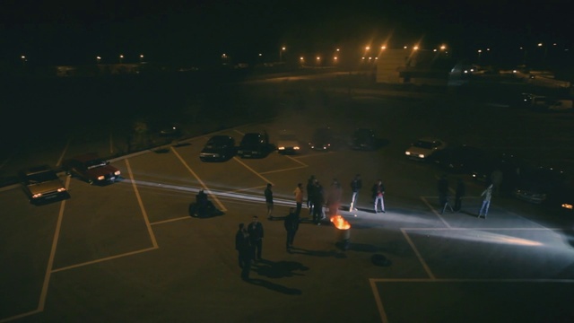 Video Reference: Automotive lighting, Electricity, Street light, Asphalt, Vehicle, Road surface, Midnight, Truck, City, Road