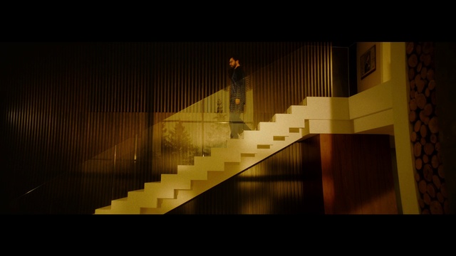 Video Reference: Rectangle, Wood, Stairs, Tints and shades, Shade, Flooring, Facade, Pattern, Art, Space