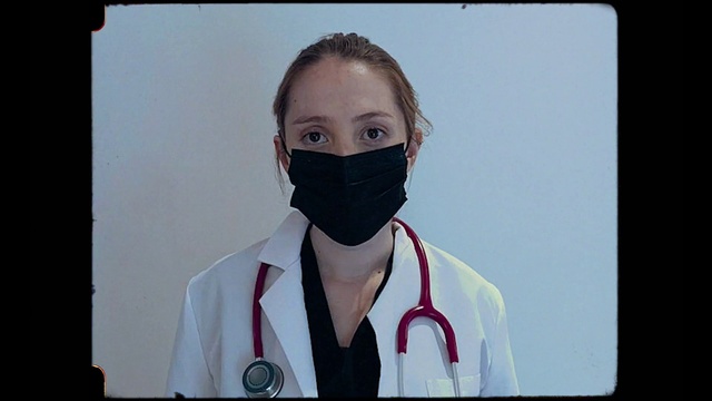 Video Reference: Head, Sleeve, Collar, Hearing, Personal protective equipment, Event, Fashion design, Electric blue, Fun, Uniform