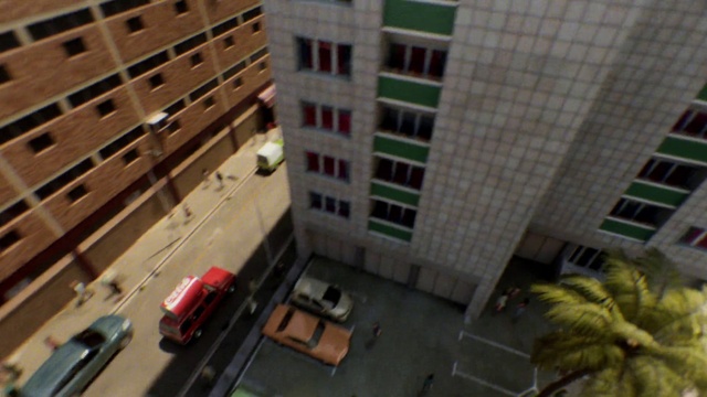 Video Reference: Building, Window, Vehicle, Wheel, Car, Tower block, Architecture, Urban design, Condominium, Neighbourhood