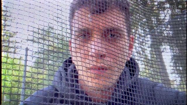 Video Reference: Mesh, Wall, Wire fencing, Art, Net, Chain-link fencing, Fence, Brick, Pattern, Reflection