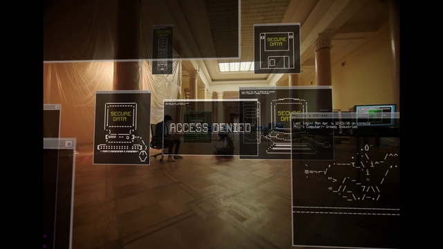 Video Reference: Building, Interior design, Font, Flooring, Floor, Art, Eyewear, House, Glass, Audio equipment