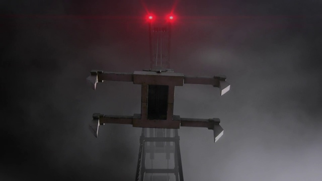 Video Reference: Light, Gas, Tower, Electricity, Event, Sky, Darkness, Symmetry, Machine, Floodlight