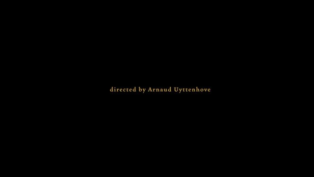 Video Reference: black screen, title card, credit text, film credit, minimal, text only