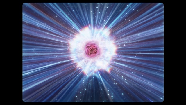 Video Reference: Astronomical object, Font, Lens flare, Gas, Visual effect lighting, Circle, Science, Electric blue, Symmetry, Art