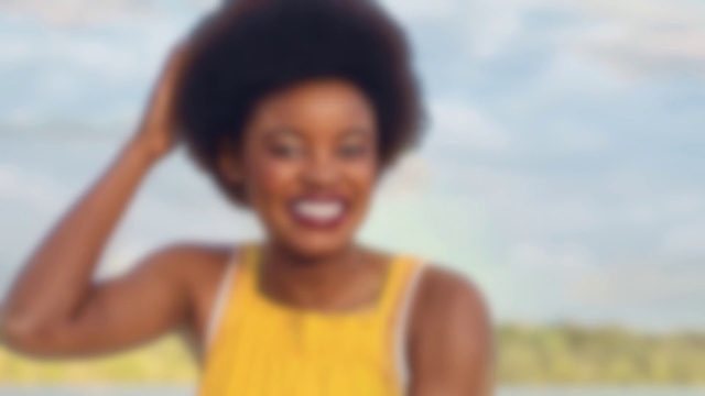 Video Reference: Smile, Eyebrow, Eye, Active tank, Sky, Flash photography, Happy, Gesture, Vest, Travel