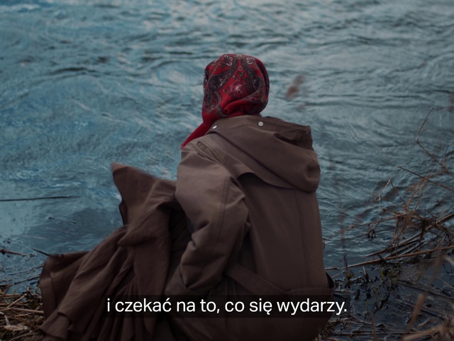 Video Reference: Water, Outerwear, Sleeve, People in nature, Wood, Jacket, Lake, Headgear, Cap, Landscape