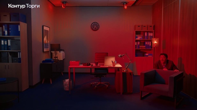 Video Reference: Table, Furniture, Building, Desk, Laptop, Interior design, Orange, Picture frame, Personal computer, Floor