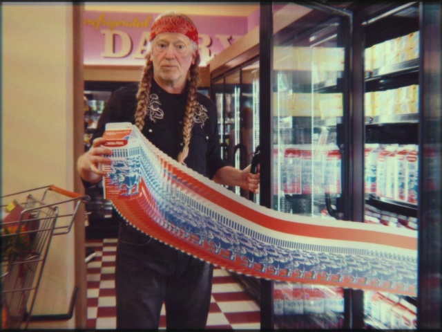 Video Reference: Retail, Customer, Publication, Fun, Hat, Street fashion, Event, Art, Pattern, Shopping cart