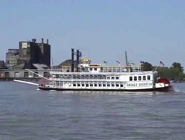 Video Reference: Water, Sky, Boat, Watercraft, Vehicle, Naval architecture, Lake, Passenger ship, Ship, Steamboat