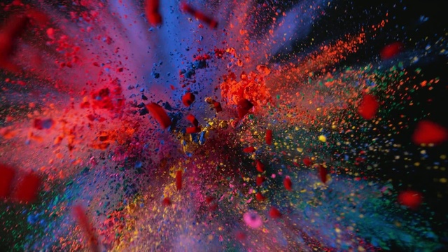 Video Reference: Liquid, Fluid, Purple, Paint, Plant, Art paint, Art, Geological phenomenon, Tree, Electric blue