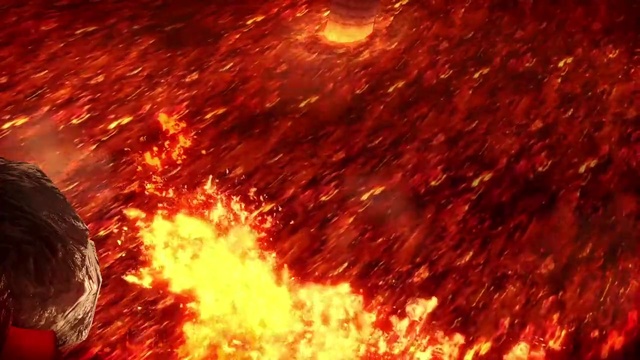 Video Reference: Amber, Fire, Flame, Geological phenomenon, Heat, Event, Landscape, Astronomical object, Gas, Pollution