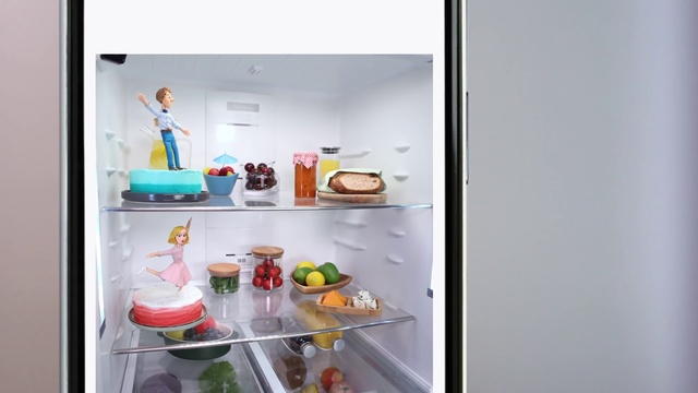 Video Reference: Food, Tableware, Shelf, Kitchen appliance, Shelving, Home appliance, Recipe, Refrigerator, Major appliance, Rectangle