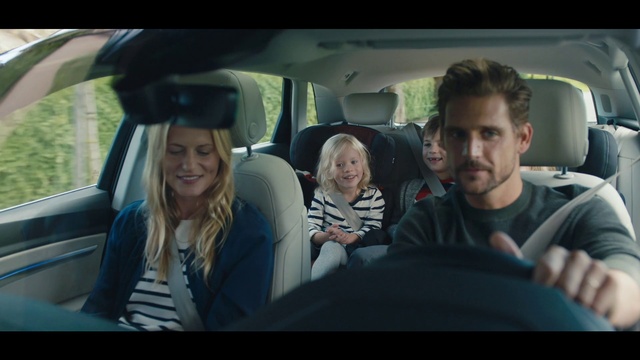 Video Reference: Smile, Car, Vehicle, Motor vehicle, Automotive design, Car seat cover, Mode of transport, Head restraint, Gesture, Dress