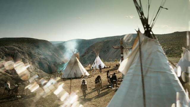 Video Reference: Sky, Tent, Mountain, Landscape, Grassland, Recreation, Camping, Travel, Leisure, Slope