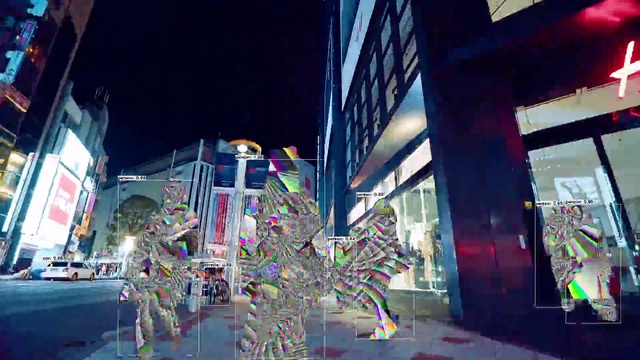 Video Reference: Building, Plant, Road surface, Urban design, Electricity, Art, City, Tints and shades, Facade, Automotive lighting