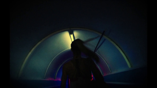 Video Reference: Sky, Tints and shades, Electric blue, Circle, Art, Darkness, Midnight, Symmetry, Flash photography, Science