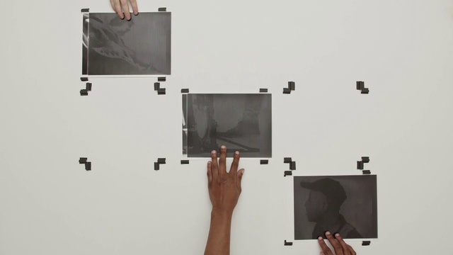 Video Reference: Gesture, Material property, Wood, Rectangle, Cameras & optics, Machine, Room, Hardwood, Visual arts, Wrist