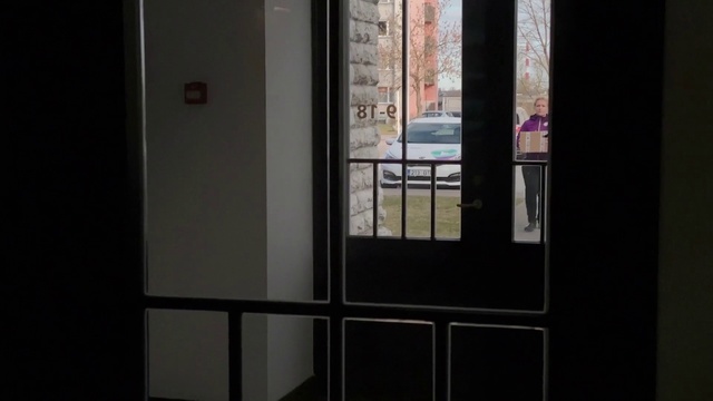 Video Reference: Building, Window, Fixture, Wood, Door, Automotive exterior, Door handle, Glass, Home door, Tints and shades