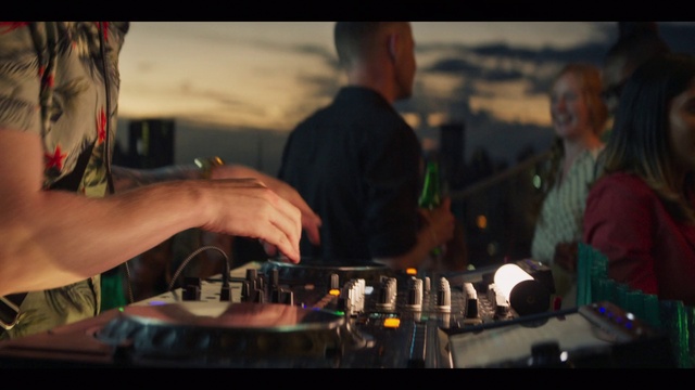 Video Reference: Deejay, Entertainment, Flash photography, Audio equipment, Disc jockey, Music, Fun, Event, Sound engineer, Mixing console