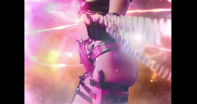 Video Reference: Purple, Lighting, Violet, Pink, Flash photography, Art, Magenta, Cg artwork, Font, Graphics