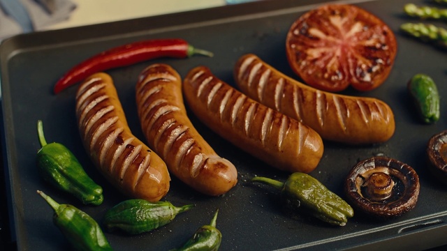 Video Reference: Food, Ingredient, Cuisine, Dish, Recipe, Cervelat, Natural foods, Produce, Sausage, Vegetable