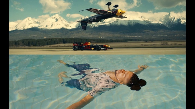 Video Reference: Sky, Cloud, Water, Ecoregion, Vehicle, Aircraft, Mountain, Wheel, Aerospace manufacturer, Tire
