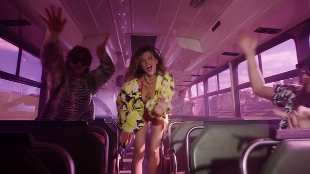 Video Reference: Purple, Shorts, Pink, Magenta, Leisure, Entertainment, Fun, Thigh, Event, Performing arts