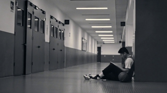 Video Reference: Black, Flooring, Style, Black-and-white, Floor, Flash photography, Knee, Building, Monochrome photography, Elbow