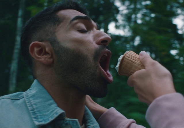 Video Reference: Nose, Face, Chin, Mouth, Jaw, Happy, Gesture, Grass, Leisure, Audio equipment