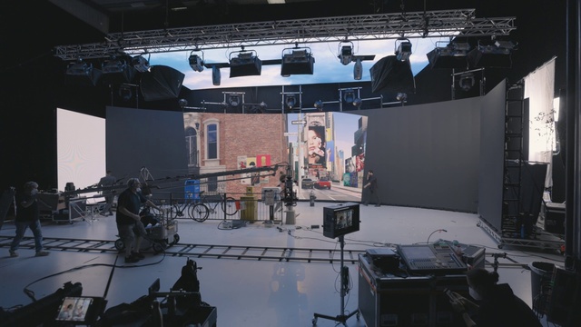 Video Reference: Television studio, Stage, Technology, Event, Machine, Audio equipment, Building, Engineering, Stage equipment, Music venue