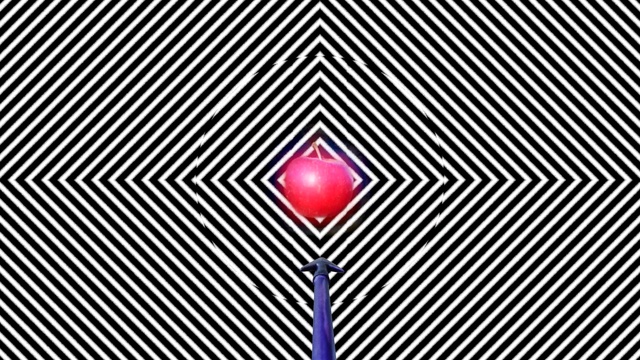 Video Reference: Triangle, Line, Font, Magenta, Symmetry, Pattern, Circle, Electric blue, Parallel, Space