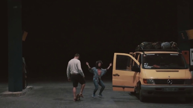 Video Reference: Tire, Vehicle, Car, Wheel, Automotive lighting, Compact van, Motor vehicle, Van, Asphalt, Automotive exterior