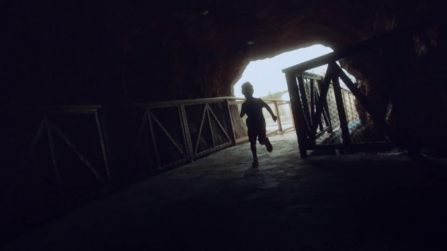 Video Reference: Sky, Flash photography, Stairs, Tints and shades, Tree, Tunnel, Midnight, Recreation, Darkness, Road