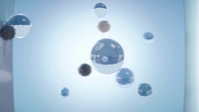 Video Reference: Water, Blue, Azure, Sky, Liquid, Organism, Material property, Electric blue, Circle, Art
