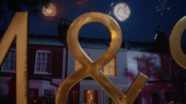 Video Reference: Window, Sky, Light, Building, Fireworks, Lighting, Street light, Plant, Tree, House