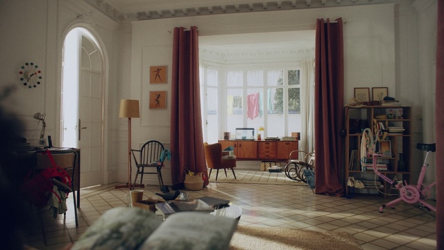 Video Reference: Property, Window, Wood, Textile, Interior design, Living room, Flooring, Floor, Chair, Table