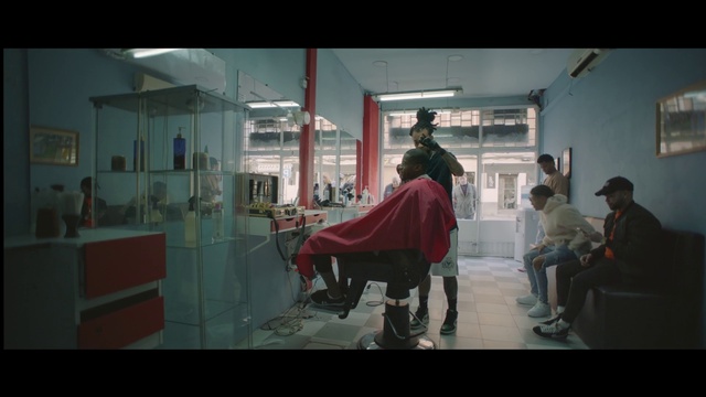 Video Reference: Automotive design, Beauty salon, Art, Chair, Fashion design, Event, Room, Sitting, Visual arts, Darkness