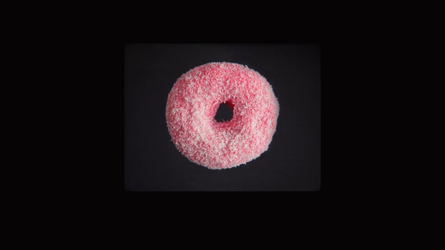 Video Reference: Food, Gas, Circle, Baked goods, Font, Pattern, Event, Magenta, Art, Ingredient