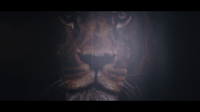 Video Reference: Jaw, Art, Sky, Cg artwork, Electric blue, Astronomical object, Darkness, Tree, Felidae, Visual arts